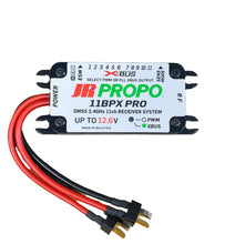 Load image into Gallery viewer, JR PROPO 11BPX PRO HYBRID RX HUB DMSS 2.4GHz XBUS with 2 x RA03TL Receiver(s)