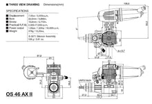 Load image into Gallery viewer, OS 46AX-2 Glow Engine. Popular for Q500 Sport Pylon
