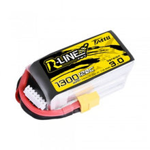 Load image into Gallery viewer, Tattu R-Line Version 3.0 1300mAh 22.2V 120C 6S1P Lipo Battery Pack with XT60 Plug