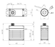 Load image into Gallery viewer, MKS HBL380 High Voltage Servo