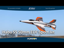 Load and play video in Gallery viewer, E-flite Habu SS (Super Sport) 50mm EDF Jet BNF Basic with SAFE Select and AS3X