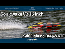 Load and play video in Gallery viewer, Sonicwake V2 36" Self-Righting, Brushless 50+Mph, White: RTR by Proboat