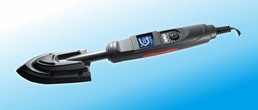 Covering / Sealing Iron Digital TFT-LCD 240V AU/NZ Plug w/sock. NZ Market by Prolux