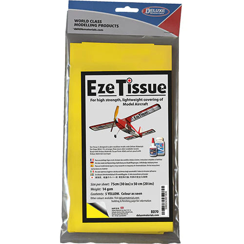 DELUXE MATERIALS EZE TISSUE YELLOW (5 sheets)