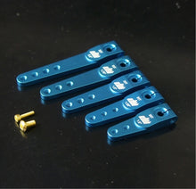 Load image into Gallery viewer, SA-1.25 Blue, 25T, CNC Alloy 1.25 Inch (31.75mm) half/single servo arm/horn by Dual Sky
