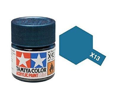 TAMIYA ACRYLIC GLOSS METALLIC BLUE 10ml