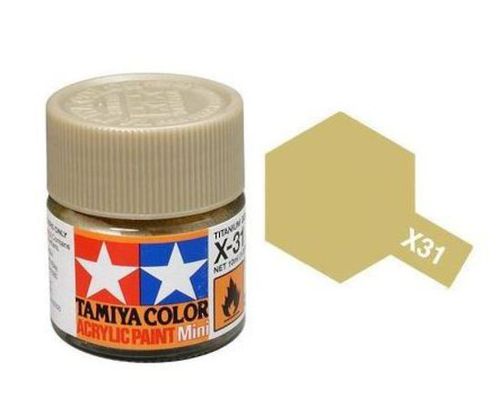 TAMIYA ACRYLIC GLOSS TITANIUM GOLD 10ml