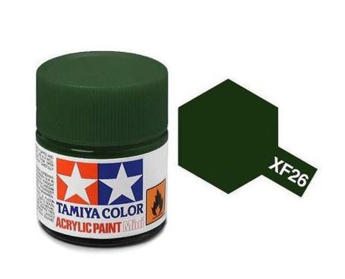 TAMIYA ACRYLIC FLAT DEEP GREEN 10ml
