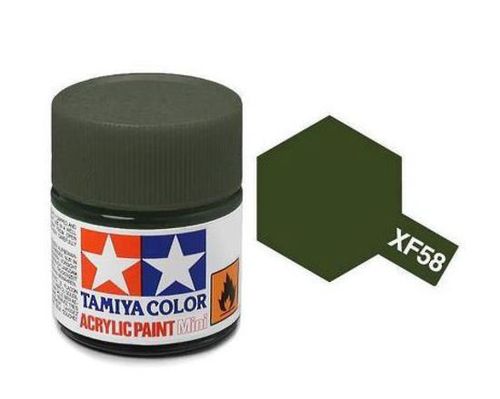 TAMIYA ACRYLIC FLAT OLIVE GREEN 10ml