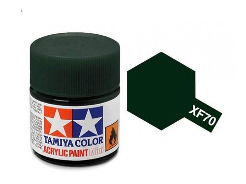 TAMIYA ACRYLIC FLAT DARK GREEN 2 10ml