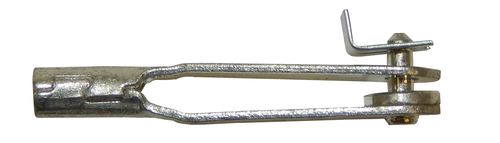 SULLIVAN PLATED GOLD-N-CLEVIS WITH RETAINER CLIP, 2mm (2)