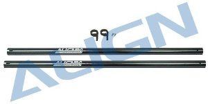 TRex 450 Tail Boom/XL 347mm 2pack Silver