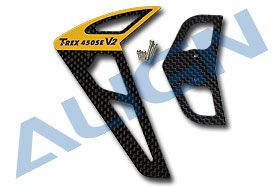 TRex 450 Carbon Stabilizer Set/3K Black