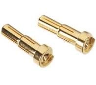ROUND GOLD CONNECTOR MALE LOW PROFILE 4mm (2)