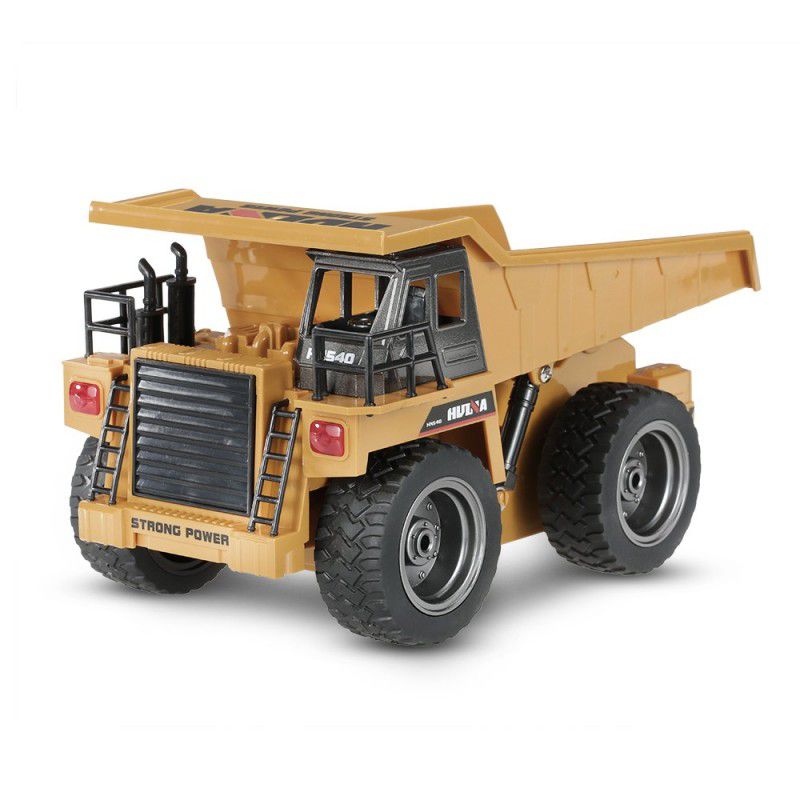 #1540 2.4G 6Ch RC Dump Truck w/die-cast cab, 1/18 scale by HUINA