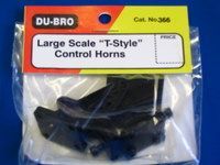 Load image into Gallery viewer, DUBRO LARGE SCALE T STYLE CONTROL HORNS (2)
