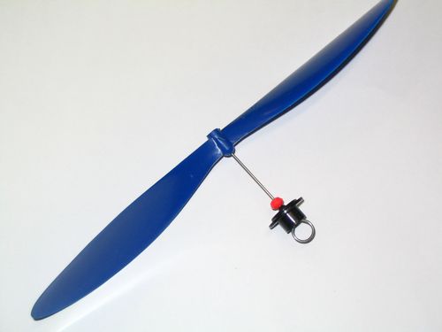 FF RUBBER PLASTIC PROPELLER 180mm with Shaft and Bearing