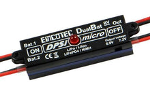 Load image into Gallery viewer, EMCOTEC HACKER DPSI DUAL BATTERY SWITCH &amp; REGULATOR 5.9-7.2V F3A EDITION
