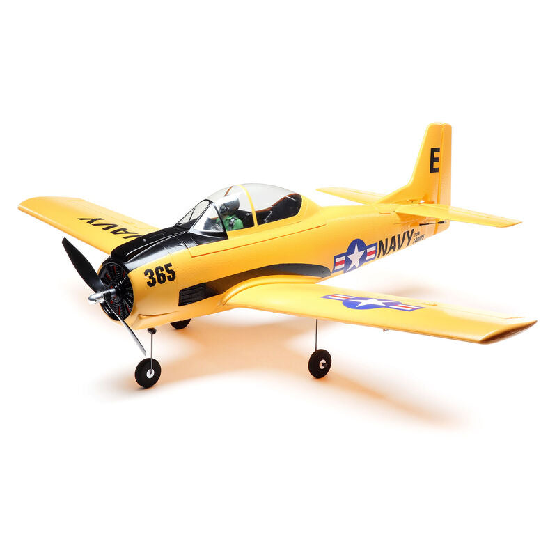 T-28 Trojan 1.1m BNF Basic (New Yellow Version) w/AS3X, SAFE select by Eflite