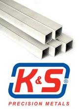 Load image into Gallery viewer, K&amp;S ALUMINIUM SQUARE TUBE 3/32&quot;
