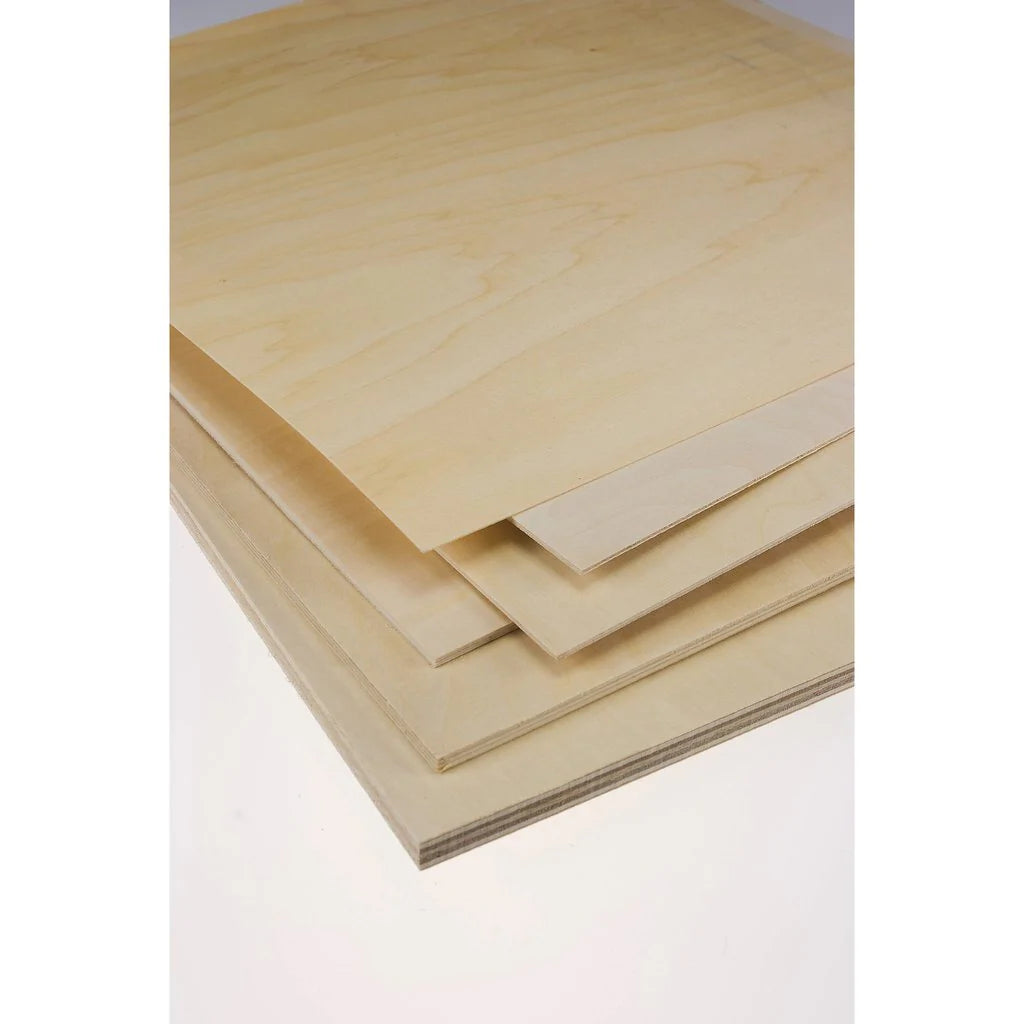 Birch Plywood 0.8mm x 300mm x 300mm (1/32