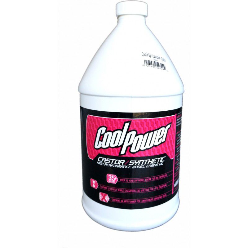 COOL POWER CASTOR/SYNTHETIC OIL PINK 1 US Gal. (3.8L)