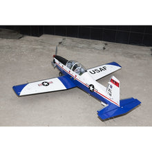 Load image into Gallery viewer, Texan T-6A II 1.6m improved w/battery hatch/flaps .75-91 2 Stroke, .91-1.00 4 Stroke USAF Blue/White by Seagull Models
